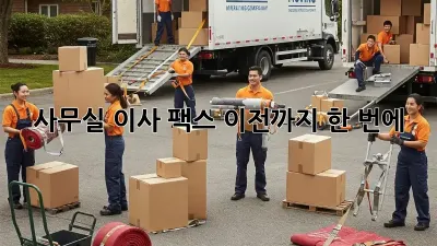 사무실 이사? 팩스 이전까지 한 번에!